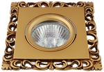 купить Светильники галогенные, точечные FT 1214 AGD, Светильник " De Fran " "Квадрат", "Поворотный в центре", бронза