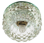 купить Светильники галогенные, точечные со стеклом FT 9283 CL, Светильник " De Fran " "Сферический", хром + прозрачный