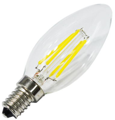 купить Лампы светодиодные E14 LED Filament, Лампа светодиодная, 400 Лм, "ФИЛАМЕНТ", (DF140334), " De Fran ", 4000К