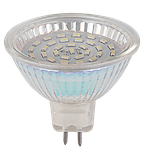 купить Распродажа Лампы Светодиодные MR 16 SMD, Лампа светодиодная 48 SMD, 336 Лм, 120°, " De Fran ", 2700K
