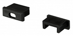 купить Алюминиевый профиль для Ленты PZ262k b, Заглушка для профиля , комплект : с отверстием + глухая, PC черные