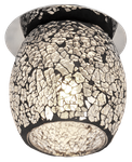 купить Светильники галогенные, точечные со стеклом FT 867 w, Светильник " De Fran " "Мозаика" "Сферический", мозаика хром + белый