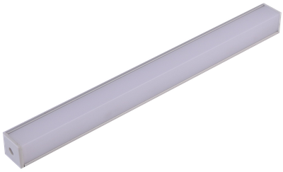 купить Алюминиевый профиль для Ленты K10300-2AM, Профиль угловой  д/LED лент 3528/5050 (лента <=10мм) +PС матовый+заглушки+крепеж 4, алюминий